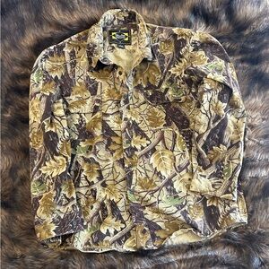 Woodland Camouflage Button-Up Shirt